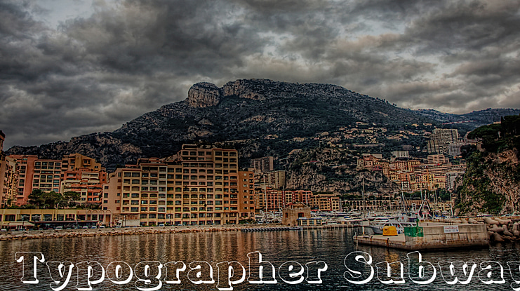 Typographer Subway Font Family