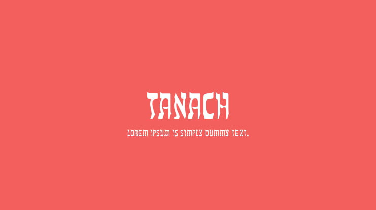 Tanach Font