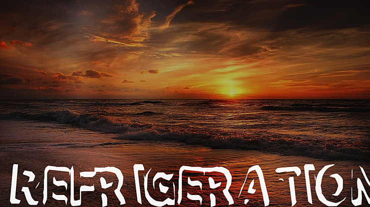 Refrigeration Font