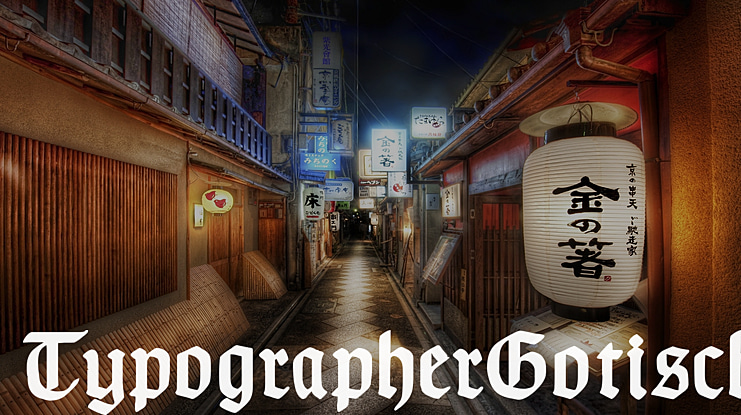 TypographerGotisch Font Family