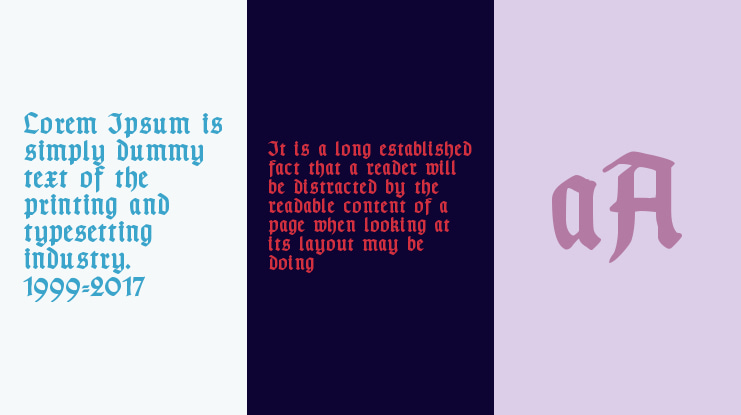 TypographerGotisch Font Family