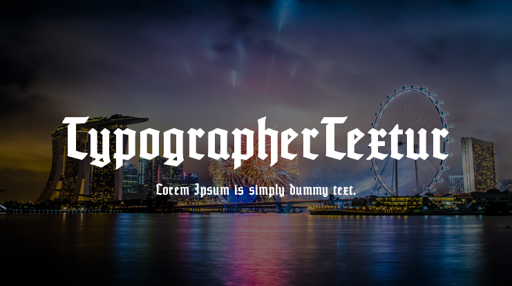 TypographerTextur Font Family