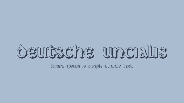 Deutsche Uncialis Font Family