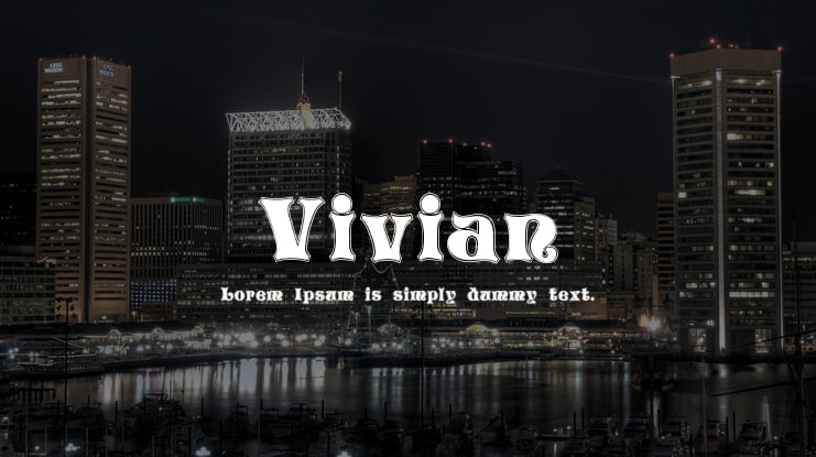 Vivian Font Family