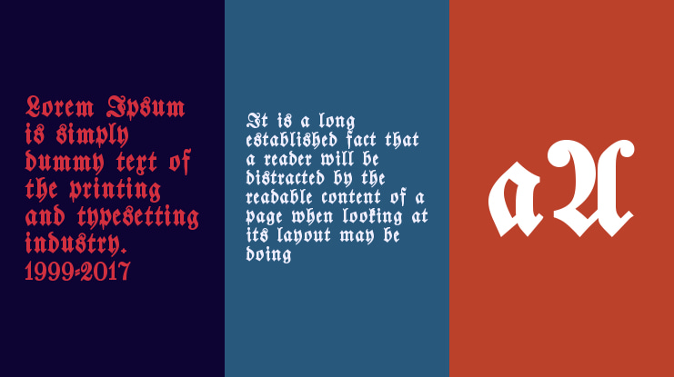 Walbaum Fraktur Font Family