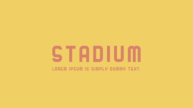 Stadium Font