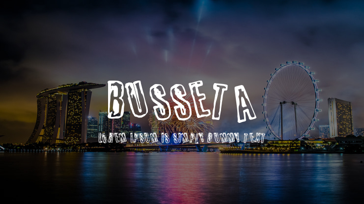 Busseta Font