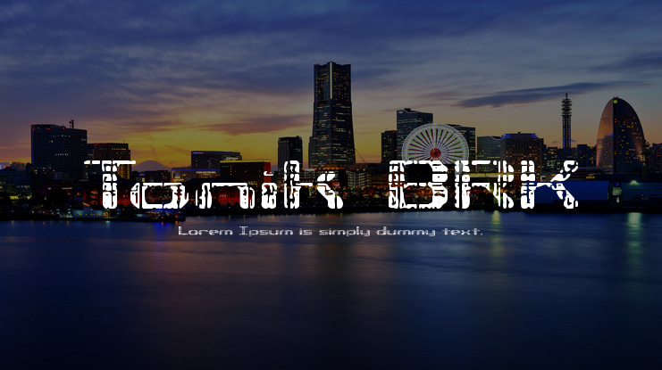 Tonik BRK Font