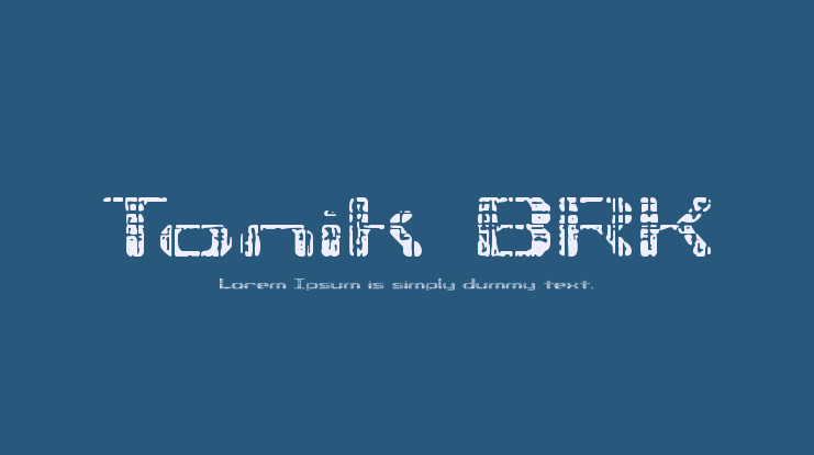 Tonik BRK Font