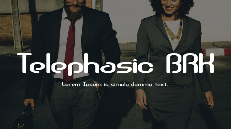 Telephasic BRK Font