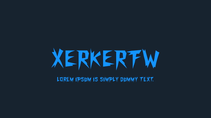 XerkerFW Font