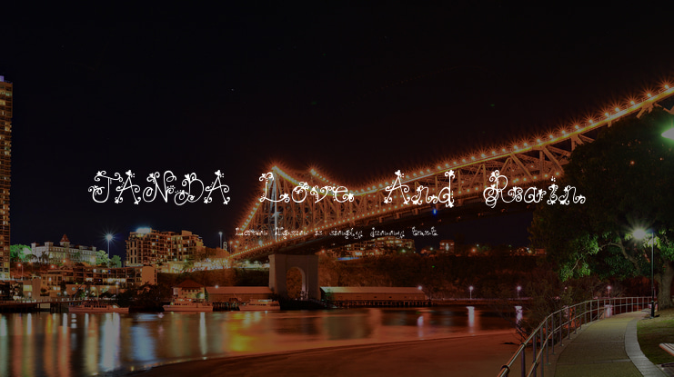 JANDA Love And Rain Font