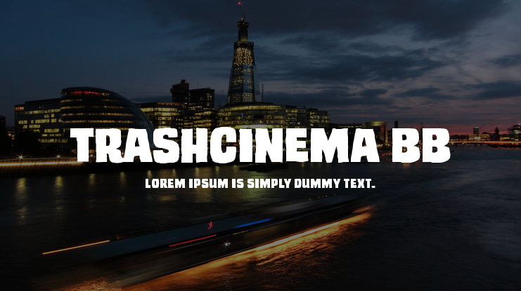TrashCinema BB Font Family