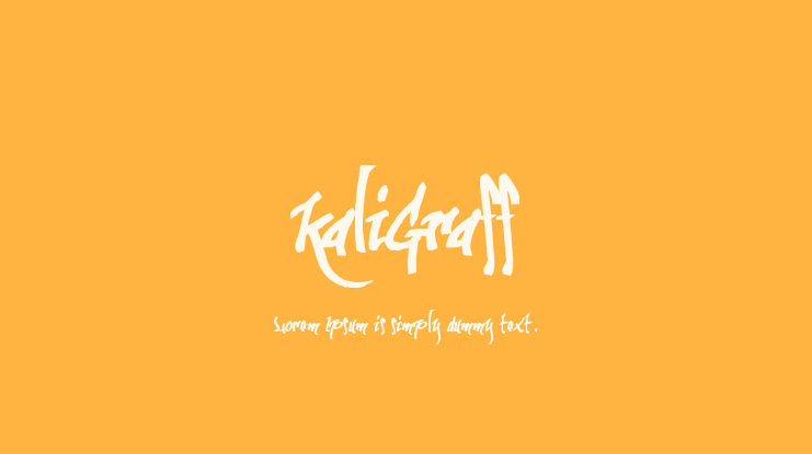 kaliGraff Font