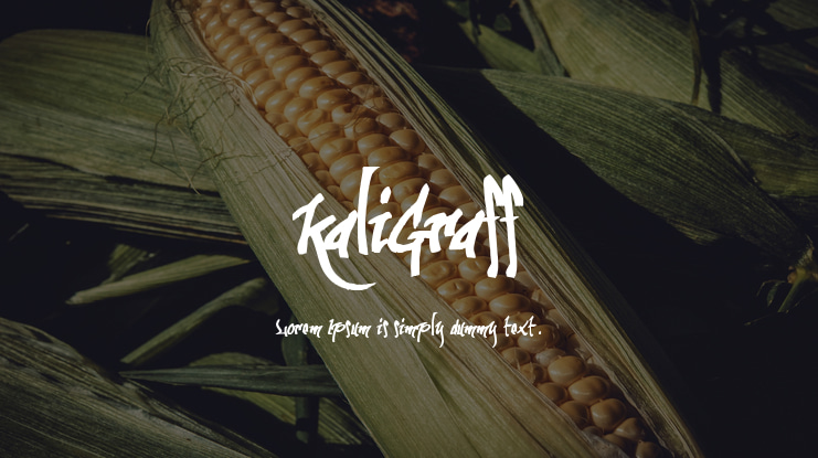 kaliGraff Font