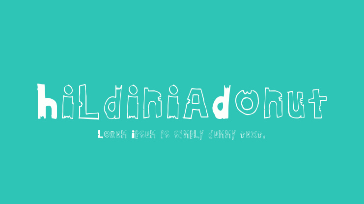 HildiniaDonut Font