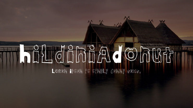 HildiniaDonut Font