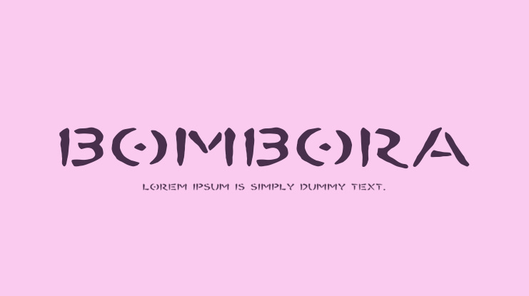 BOMBORA Font