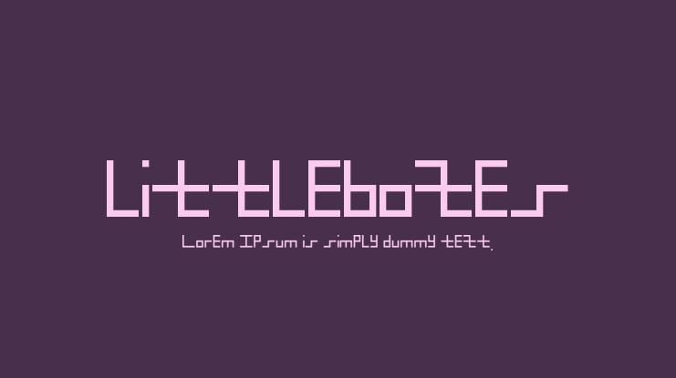 littleboxes Font