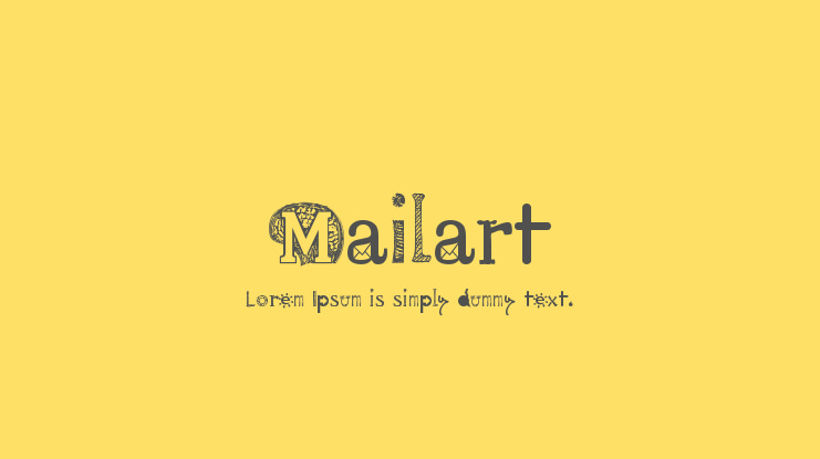 Mailart Font Family