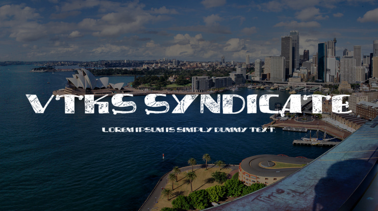 vtks syndicate Font