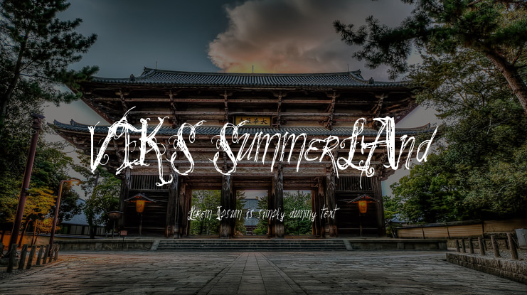 VTKS SummerLAnd Font