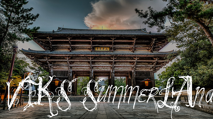 VTKS SummerLAnd Font