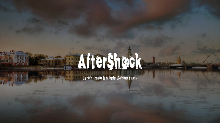AfterShock Font Family