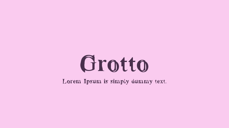 Grotto Font