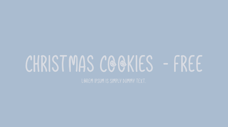 Christmas Cookies  - Free Font