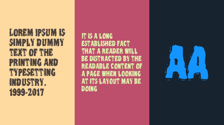 VTC Night of the dead corrupt Font Family