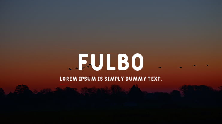 Fulbo Font Family