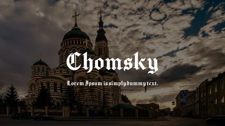 Chomsky Font