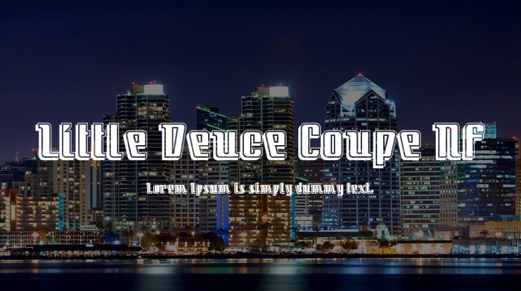 Little Deuce Coupe NF Font