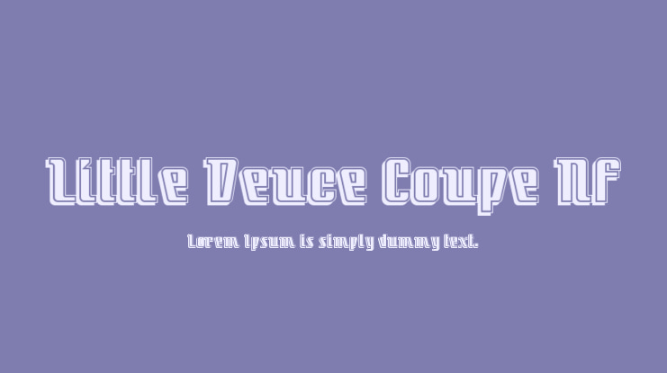 Little Deuce Coupe NF Font