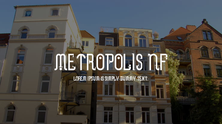 Metropolis NF Font