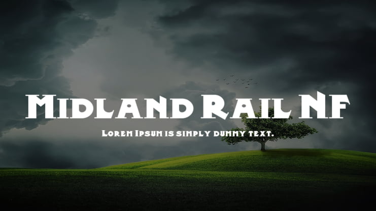 Midland Rail NF Font Family