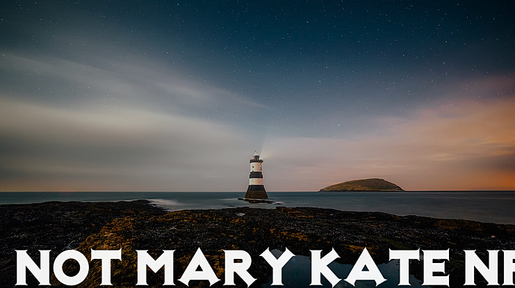 Not Mary Kate NF Font