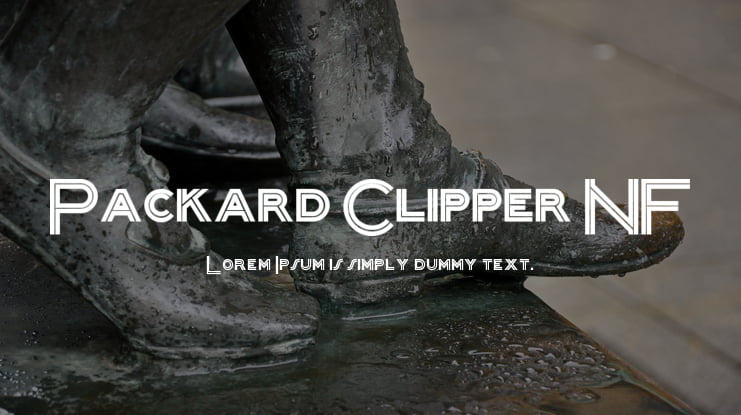 Packard Clipper NF Font