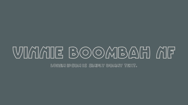 Vinnie BoomBah NF Font