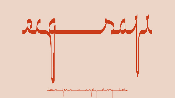ECG saji Font