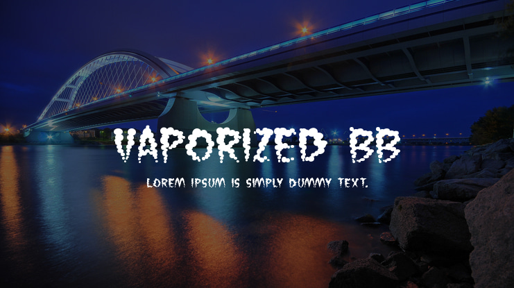 Vaporized BB Font Family