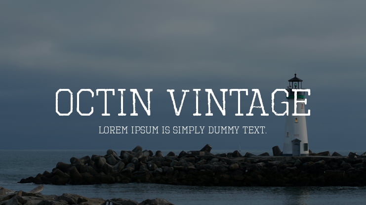 Octin Vintage Font