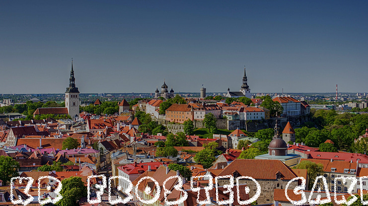 KR Frosted Cake Font