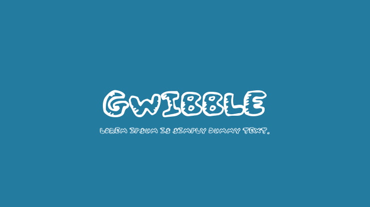 Gwibble Font