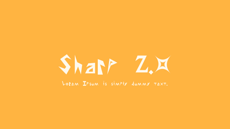 Sharp 2.0 Font Family