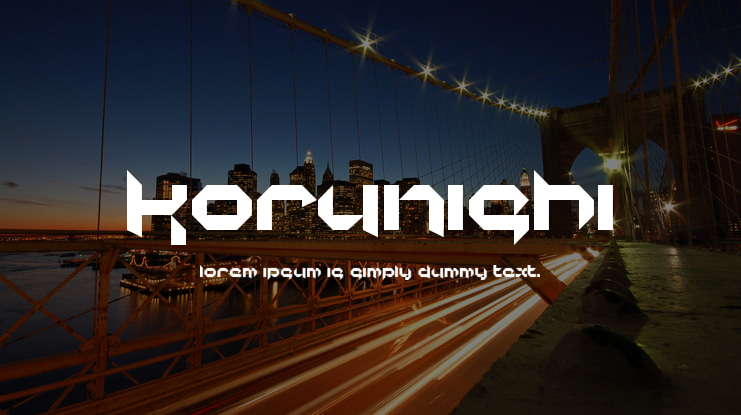 korunishi Font