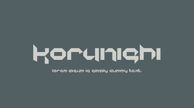 korunishi Font