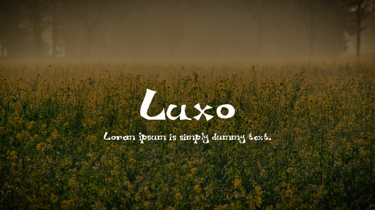 Luxo Font