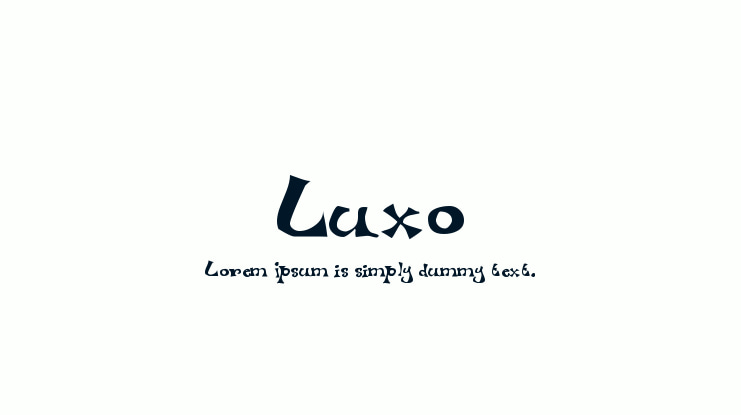Luxo Font